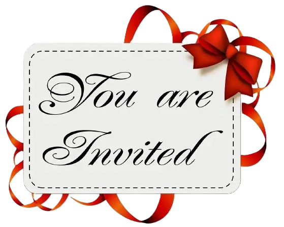 you are invited